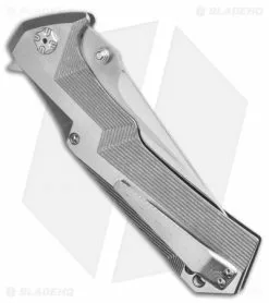 Brian Tighe Custom Tighe Tac Tanto Knife Titanium (4" Polish SW) -Avokelavavat Sales Store brian tighe ta tanto side jm