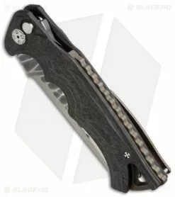 Brian Tighe Custom Tighe Fighter Automatic Knife W/ Borka Grind CF (3.9" Satin) 6 Brian Tighe Custom Tighe Fighter Automatic Knife W/ Borka Grind CF (3.9" Satin) -Avokelavavat Sales Store brian tighe tighe borka custom cf bhq 36479 cm spine