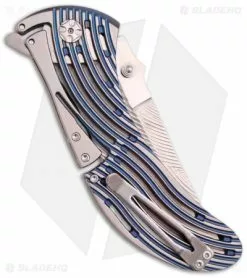 Brian Tighe Custom Large Tighe Rod Knife Titanium Folder (4" Satin) 5 Brian Tighe Custom Large Tighe Rod Knife Titanium Folder (4" Satin) -Avokelavavat Sales Store brian tighe tighe rod back