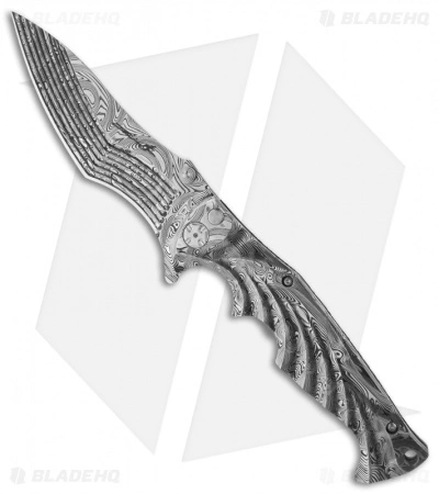 Brian Tighe Custom Tighe Breaker Knife (4" Damasteel) 3 Brian Tighe Custom Tighe Breaker Knife (4" Damasteel)