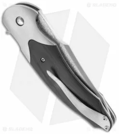 Broadwell Studios Custom Technes Folder G-10/Titanium Knife (4" Satin) -Avokelavavat Sales Store broadwell technes g10 ti bolsters side