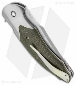 Broadwell Studios Custom Technes Folder LSCF/Titanium Knife (4" Satin) 5 Broadwell Studios Custom Technes Folder LSCF/Titanium Knife (4" Satin) -Avokelavavat Sales Store broadwell technes lscf ti bolster side