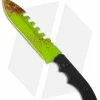 Brous Blades Coroner Knife Zombie Green Fixed Blade (6.25" Plain) Limited -Avokelavavat Sales Store brous blades brb12 fixed green