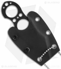 Brous Blades Silent Soldier Ranger Neck Knife Fixed Blade (Black) -Avokelavavat Sales Store brous blades fixed ranger black sheath