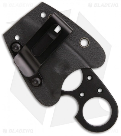 Brous Blades Silent Soldier V2 Neck Knife Drop Point Fixed (2.5" Black) 5 Brous Blades Silent Soldier V2 Neck Knife Drop Point Fixed (2.5" Black) - Image 3