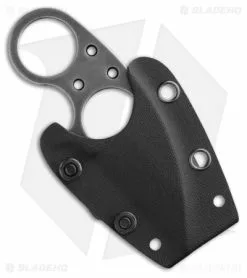 Brous Blades Silent Soldier V1 Neck Knife Straight Edge Fixed (2.5" Acid Washed) -Avokelavavat Sales Store brous silent soldier acid stonewash sheath