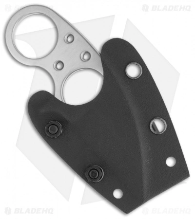 Brous Blades Silent Soldier V1 Neck Knife Straight Edge Fixed (2.5" Satin) 4 Brous Blades Silent Soldier V1 Neck Knife Straight Edge Fixed (2.5" Satin) - Image 2