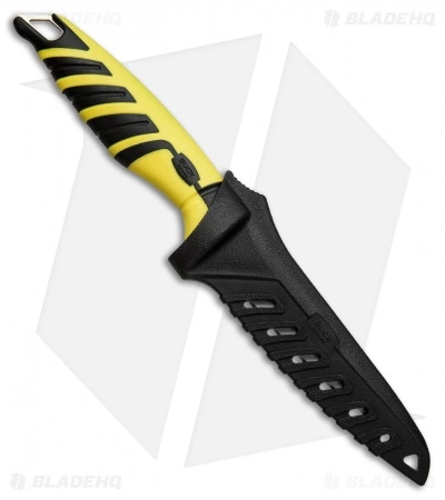 Buck Knives Buck Mr. Crappie Slab Shaver Fixed Blade Knife (4" Satin) 0232YWS 4 Buck Knives Buck Mr. Crappie Slab Shaver Fixed Blade Knife (4" Satin) 0232YWS - Image 2