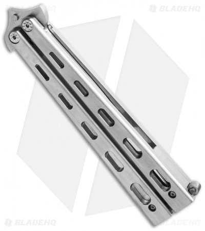 Burn Knives Prototype Model 3 Custom Balisong Knife (4.5" Polish) 4 Burn Knives Prototype Model 3 Custom Balisong Knife (4.5" Polish) - Image 2