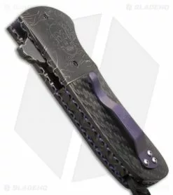 Burr Oak Knives Coffin Nail Flipper Knife Skull/CF (3.5" San Mai) -Avokelavavat Sales Store burr oak knives coffin nail dp 6 5 2015 spine jm