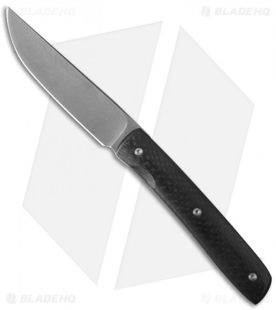 Brad Zinker Model T Flipper Liner Lock Knife Carbon Fiber (3.875" BB/SW) 3 Brad Zinker Model T Flipper Liner Lock Knife Carbon Fiber (3.875" BB/SW)