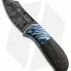 Chuck Gedraitis Puffin Folding Knife Titanium Folder (2.375" Damascus)