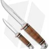 Case Cutlery Case Leather Hunter Fixed Blade Two Knife Set (316-5 SS & M3FINN SS) 0372 -Avokelavavat Sales Store case hunter set 00372