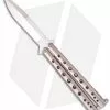 Chuck Gedraitis Knives Balisong #61 Titanium Butterfly Knife (4" Satin) -Avokelavavat Sales Store chuck gedraitis balisong 61 titanium