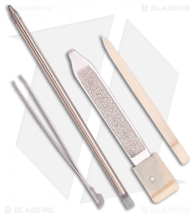 Chuck Gedraitis Knives Swiss Army Balisong #80 Butterfly Knife (4.25" Satin) 5 Chuck Gedraitis Knives Swiss Army Balisong #80 Butterfly Knife (4.25" Satin) - Image 3