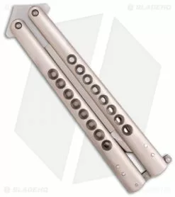 Chuck Gedraitis Knives Balisong #84 Titanium Butterfly Knife (4" Satin) 5 Chuck Gedraitis Knives Balisong #84 Titanium Butterfly Knife (4" Satin) -Avokelavavat Sales Store chuck gedraitis balisong 84 back