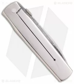 Chuck Gedraitis Hybrid Framelock Folder Knife W/ White Micarta (3.19" Damascus) 5 Chuck Gedraitis Hybrid Framelock Folder Knife W/ White Micarta (3.19" Damascus) -Avokelavavat Sales Store chuck gedraitis march2012 1 back