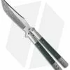 Chuck Gedraitis Custom Balisong #144 Butterfly Knife Titanium (4.25" Two-Tone) -Avokelavavat Sales Store cjg 144 balisong