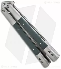 Chuck Gedraitis Custom Balisong #144 Butterfly Knife Titanium (4.25" Two-Tone) -Avokelavavat Sales Store cjg 144 balisong side