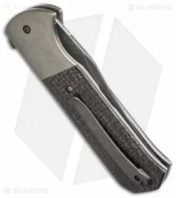 Chuck Gedraitis Marauder Flipper Knife LSCF/Titanium (3.75" Acid Wash) -Avokelavavat Sales Store cjg marauder flipper zirc lscf zirc ti side