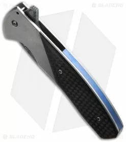 Chuck Gedraitis Slim Rude Boy Flipper Knife Ti/CF (3.25" Damascus) 6 Chuck Gedraitis Slim Rude Boy Flipper Knife Ti/CF (3.25" Damascus) -Avokelavavat Sales Store cjg slim rude boy flipper ti cf bottom cm