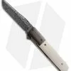 Chuck Gedraitis Yakuza Liner Lock Knife Zirconium/Micarta (3.75" Damascus) 2 Chuck Gedraitis Yakuza Liner Lock Knife Zirconium/Micarta (3.75" Damascus) -Avokelavavat Sales Store cjg yakuza flipper