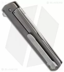 Chuck Gedraitis Yakuza Frame Lock Knife Titanium (3.625" Satin) -Avokelavavat Sales Store cjg yakuza frlock gray ti side