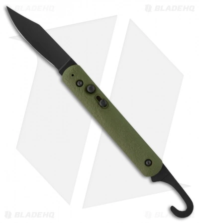 Colonial Knife Co. Colonial Knife Company Auto Rescue Military Knife Bail Loop (Green PLN) M-726B 4 Colonial Knife Co. Colonial Knife Company Auto Rescue Military Knife Bail Loop (Green PLN) M-726B - Image 2
