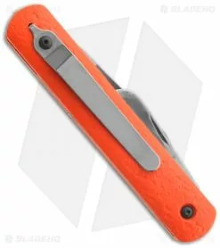 Colonial Knife Co. Colonial Knife Company M-724 Orange Auto Rescue Knife Bail Loop/Clip (3" Plain) -Avokelavavat Sales Store ckc m 724 orange back 2
