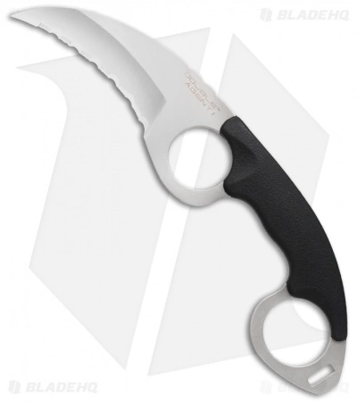 Cold Steel Double Agent I Neck Knife (3" Satin Serr) 39FKS 3 Cold Steel Double Agent I Neck Knife (3" Satin Serr) 39FKS