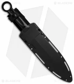 Cold Steel Shanghai Warrior Dagger Fixed Blade Knife (9.75" Black) -Avokelavavat Sales Store cold steel shanghai warrior 80psskxl sheath cm