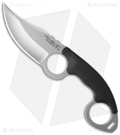 Cold Steel Double Agent II Neck Knife (3" Satin) 39FN 3 Cold Steel Double Agent II Neck Knife (3" Satin) 39FN