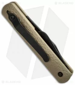 Colonial Knife Co. Colonial Knife Company M-729 Automatic Knife W/ Rescue Hook (Tan Plain) 5 Colonial Knife Co. Colonial Knife Company M-729 Automatic Knife W/ Rescue Hook (Tan Plain) -Avokelavavat Sales Store colonial auto m279 c tan black plain side