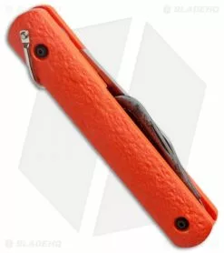 Colonial Knife Co. Colonial Knife Company M-724 Orange Auto Rescue Knife Bail Loop/Clip (3" Plain) -Avokelavavat Sales Store colonial knife m 724 orange clip side