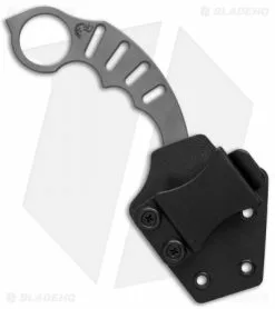 Combative Edge Dragon's Tail Fixed Blade Knife (2.5" Gray) -Avokelavavat Sales Store combative edge dragons tail sheath cm