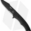 Combative Edge Rebel Fixed Blade Knife Black G-10 (5" Black Serr) -Avokelavavat Sales Store combative edge r1bs cm