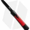 AKC Concord OTF Automatic Knife Black/Red (3.25" Black Flat) -Avokelavavat Sales Store conc black red single black