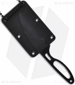 Condor Tangara Fixed Blade Neck Knife (2.5" Black Plain) CTK7042 -Avokelavavat Sales Store condor tangara kneck knife sheath