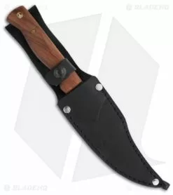 Condor Jungle Bowie II Knife Fixed Blade (6.31" Black Plain) CTK3104-HC -Avokelavavat Sales Store condor tool knife ctk3104 hc hc jungle bowell wood handle w leather sheath sheath