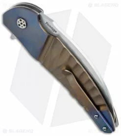 Sergio Consoli Prototype NÂ° 241 Liner Lock Knife Blue Titanium (4.25" Satin) -Avokelavavat Sales Store consoli n 241 prototype side cm