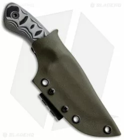 Coye Knives Bill Coye Ridgeback Custom Fixed Blade Knife Winter Camo G10 (3.25" Acid Wash) -Avokelavavat Sales Store coye ridgeback fixed winter camo sheath