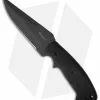 Custom Crawford Kasper Tactical Fixed Blade Fighter Knife (5" Black) -Avokelavavat Sales Store crawford 4in kasper fixed