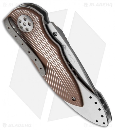 CRKT Elishewitz E-Lock 7323 Automatic Conversion Bronze (2.75" Satin) 4 CRKT Elishewitz E-Lock 7323 Automatic Conversion Bronze (2.75" Satin) - Image 2