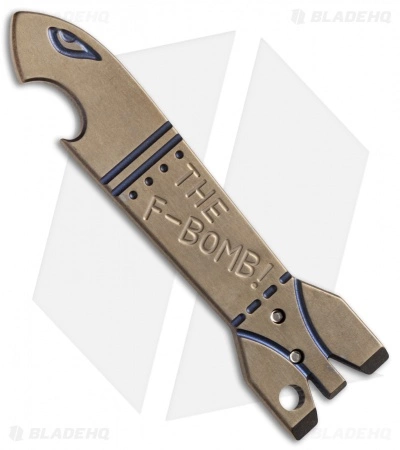 Matt Cucchiara Cucchiara F-Bomb Titanium Bottle Opener Money Clip (Bronze) 3 Matt Cucchiara Cucchiara F-Bomb Titanium Bottle Opener Money Clip (Bronze)