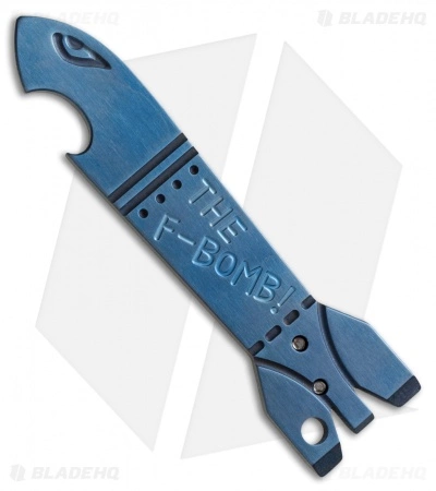 Matt Cucchiara Cucchiara F-Bomb Titanium Bottle Opener Money Clip Pocket Tool (Light Blue) 3 Matt Cucchiara Cucchiara F-Bomb Titanium Bottle Opener Money Clip Pocket Tool (Light Blue)