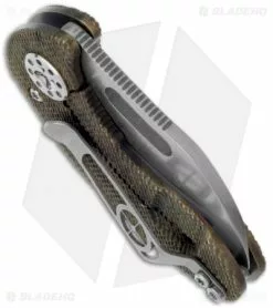 Curtiss Knives Curtiss Custom Knives Nano Folder Anodized Knurled Titanium Knife (1.8" Plain) -Avokelavavat Sales Store curtiss knives custom nano anodized textured bhq 14645 side