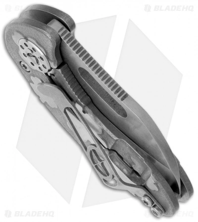 Curtiss Knives Curtiss Custom Knives Nano Folder Clover Titanium Knife (1.8" Plain) 5 Curtiss Knives Curtiss Custom Knives Nano Folder Clover Titanium Knife (1.8" Plain) - Image 3