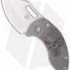 Curtiss Knives Curtiss Custom Knives Skull Nano Framelock Folder Knife Titanium (1.75" Plain) -Avokelavavat Sales Store curtiss nano custom skull