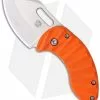 Curtiss Knives Curtiss Custom Nano Framelock Folder Knife W/ Orange G10 Scales (1.75" Plain) -Avokelavavat Sales Store curtiss nano frame lock orange