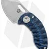 Curtiss Knives Curtiss Custom Nano Linerlock Folder Knife Black/Blue G10 (1.875" Stonewash) -Avokelavavat Sales Store curtiss nano linerlock black blue
